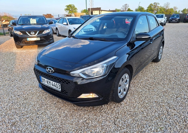 Hyundai i20 cena 32444 przebieg: 155300, rok produkcji 2015 z Kluczbork małe 596